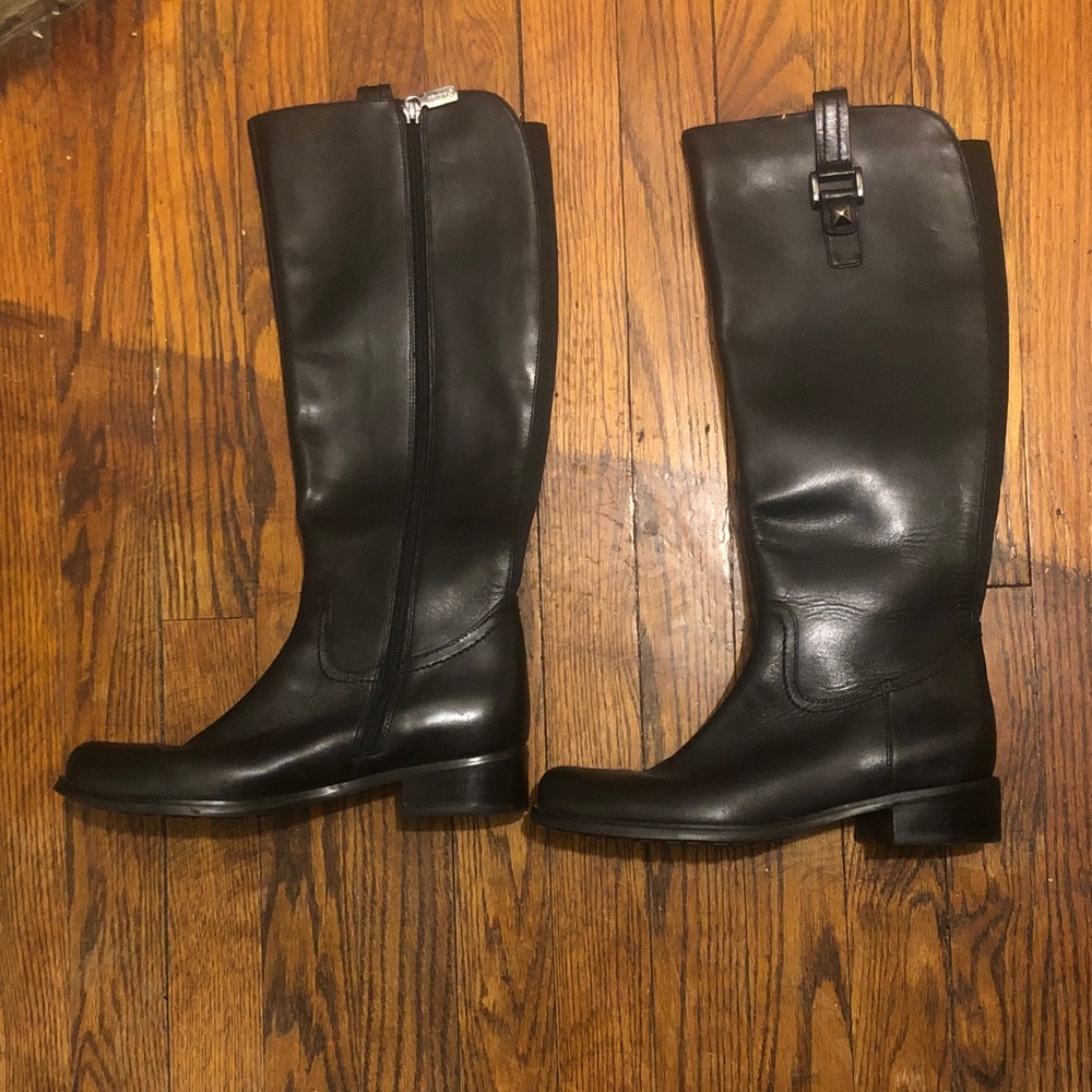 BLONDO leather riding boots